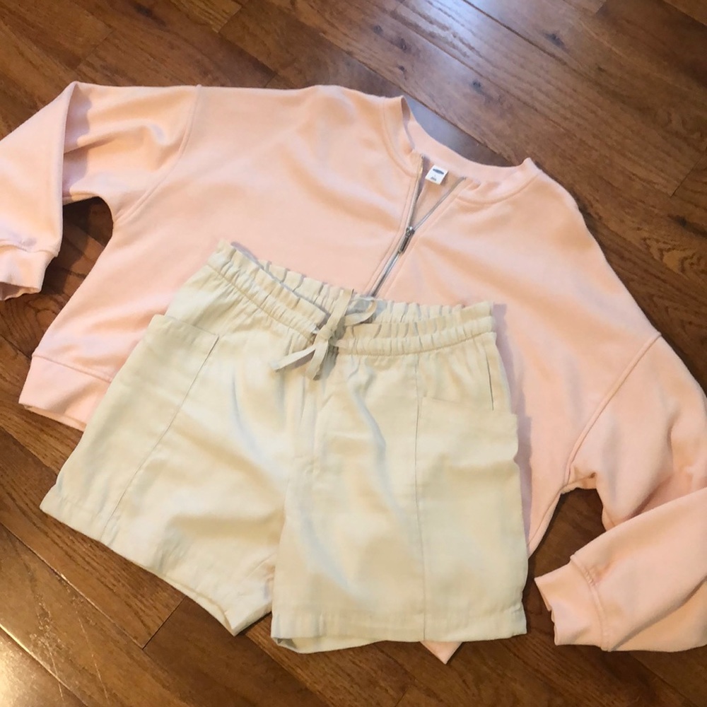Beige Shorts